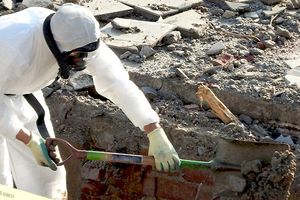 Likvidace azbetu v ležatých rozvodech kanalizací